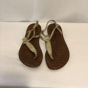 Size 8 Gold Sam Edelman Sandals